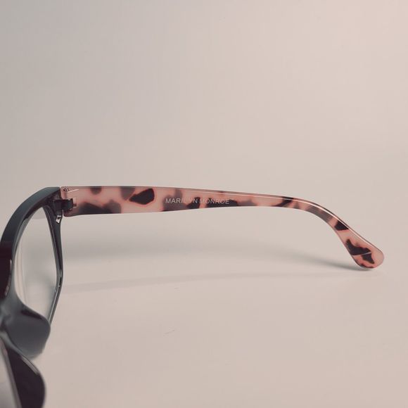 Marilyn MANROE mmr117ap EYEGLASSES READERS FRAME +2.50 black tortoise C7 - Picture 8 of 11
